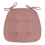 Chair Cushion | Tufted Microfiber & Tie Straps | Universal Fit