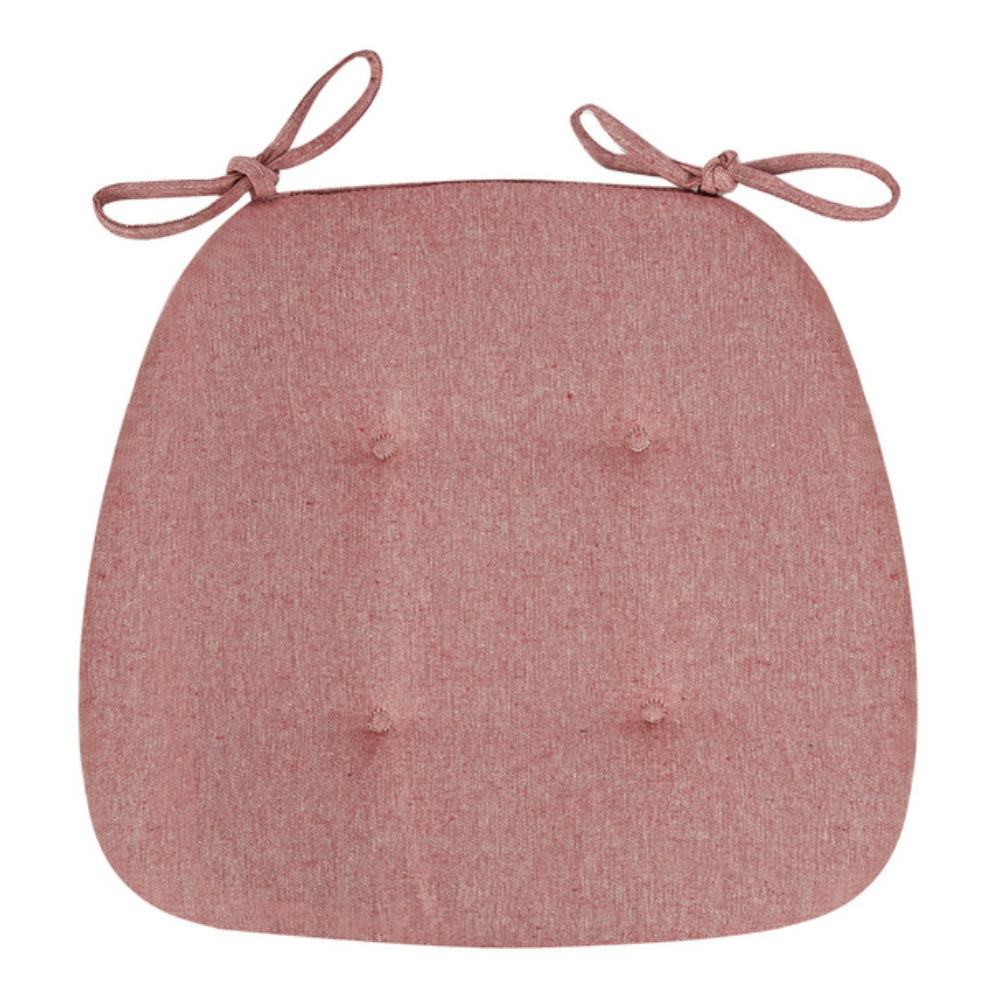 Chair Cushion | Tufted Microfiber & Tie Straps | Universal Fit