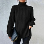 Turtleneck Sweater | Loose Fit & Warm Layering Style