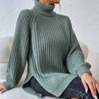 Turtleneck Sweater | Loose Fit & Warm Layering Style