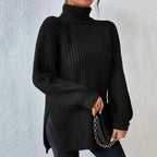 Turtleneck Sweater | Loose Fit & Warm Layering Style