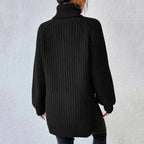 Turtleneck Sweater | Loose Fit & Warm Layering Style