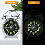 Twin Bell Alarm Clock | Loud Ring & Silent Quartz | Luminous Dial