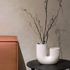 U-shaped Ceramic Vase