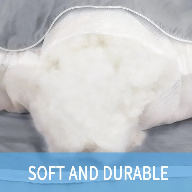 U-Shaped Pregnancy Pillow | Full-Body Support & Cool Breathable Cover