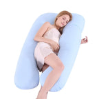U-Shaped Pregnancy Pillow | Full-Body Support & Cool Breathable Cover
