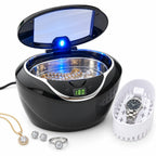 Ultrasonic Jewelry Cleaner | Digital Timer & Auto Shut-Off | 25 oz Stainless Steel Tank