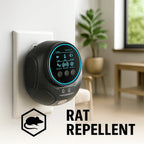 Ultrasonic Rodent Repeller | Silent & Chemical-Free | 3,200 m² Coverage