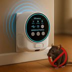 Ultrasonic Rodent Repeller | Silent & Chemical-Free | 3,200 m² Coverage