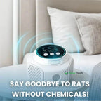 Ultrasonic Rodent Repeller | Silent & Chemical-Free | 3,200 m² Coverage