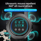 Ultrasonic Rodent Repeller | Silent & Chemical-Free | 3,200 m² Coverage