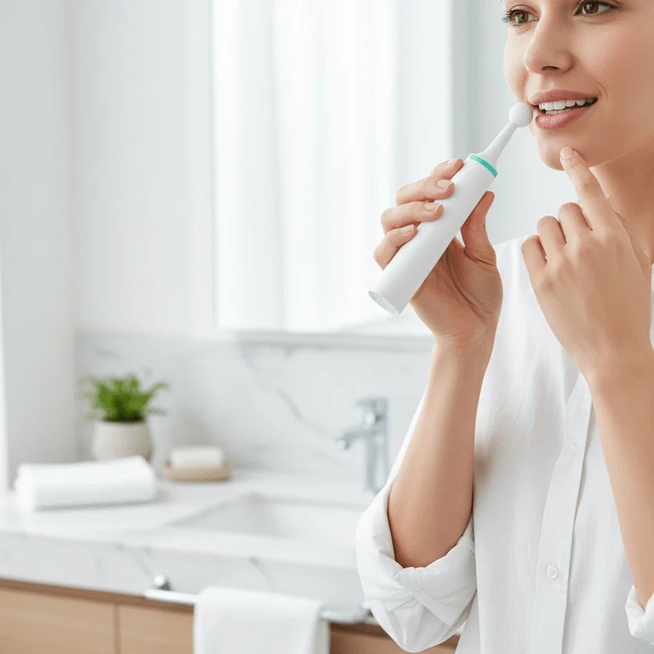 Tooth Cleaner | Ultrasonic Stainless Steel Tip | LED Light