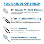 Tooth Cleaner | Ultrasonic Stainless Steel Tip | LED Light