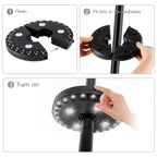 Umbrella Light | Clamp-On Battery-Powered & Weatherproof | Fits 3.6–4.3 cm Poles