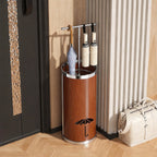 Umbrella Stand | Powder-Coated Metal Mesh & Elevated Base