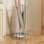 Umbrella Stand | Powder-Coated Metal Mesh & Elevated Base