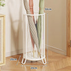Umbrella Stand | Powder-Coated Metal Mesh & Elevated Base