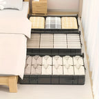 Under-Bed Storage Box | Transparent Lid & Foldable Design | Space-Saving