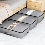 Under-Bed Storage Box | Transparent Window & Dust Protection