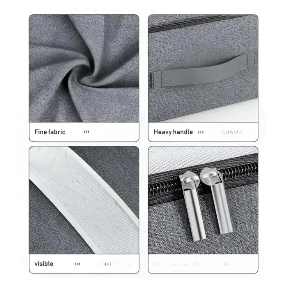 Under-Bed Storage Box | Transparent Window & Dust Protection