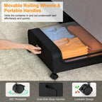Under-Bed Storage Containers | Low-Profile Lidded Design | Set of 2