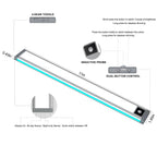 Under Cabinet Light | Motion-Sensing Dual White & RGB Lighting | Rechargeable