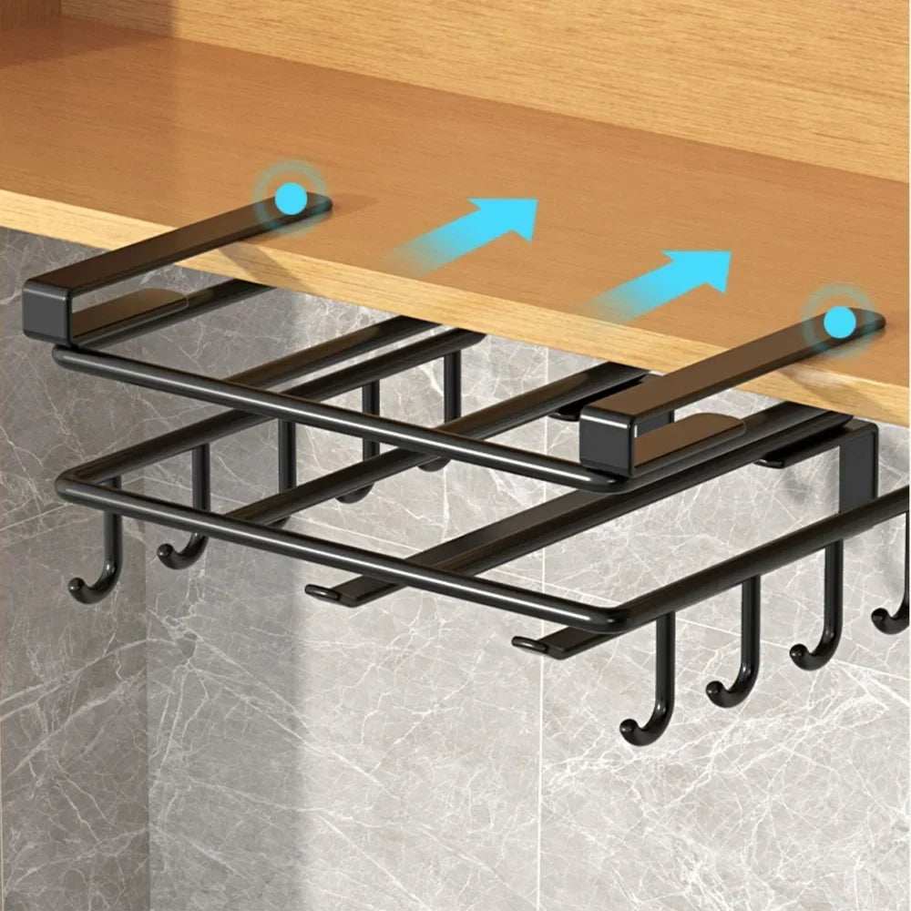 Under-Cabinet Organizer | No-Drill & Sturdy Steel