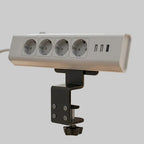 Under-Desk Power Strip Holder | Tool-Free Mounting & Conceals Cables