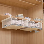 Under-Shelf Pull-Out Basket | Ventilated Metal Mesh & Tool-Free Clamp Rail | 38 cm Depth