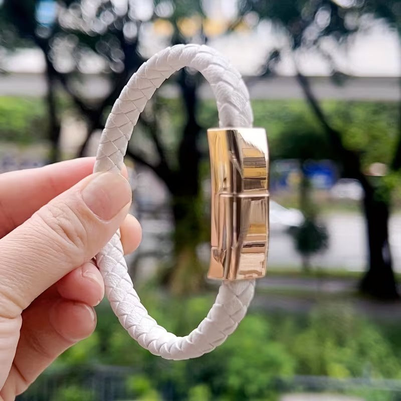 USB Charging Bracelet with Braided Band