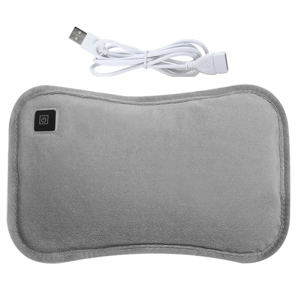 Portable Heat Pad | Soft Fabric Cover & Adjustable Heat | USB Rechargeable