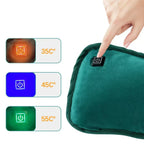 Portable Heat Pad | Soft Fabric Cover & Adjustable Heat | USB Rechargeable