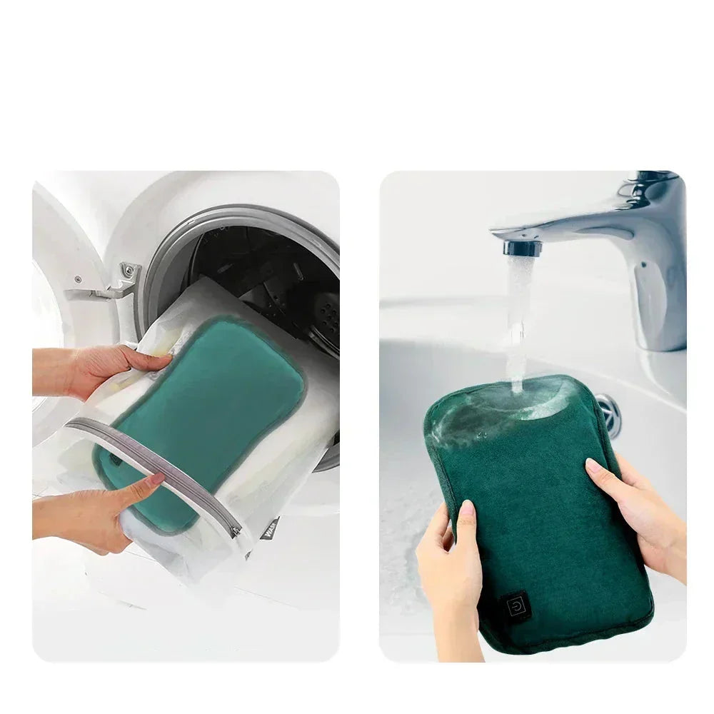 Portable Heat Pad | Soft Fabric Cover & Adjustable Heat | USB Rechargeable