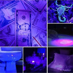 UV Flashlight | 100-LED 395nm & Aluminum Body