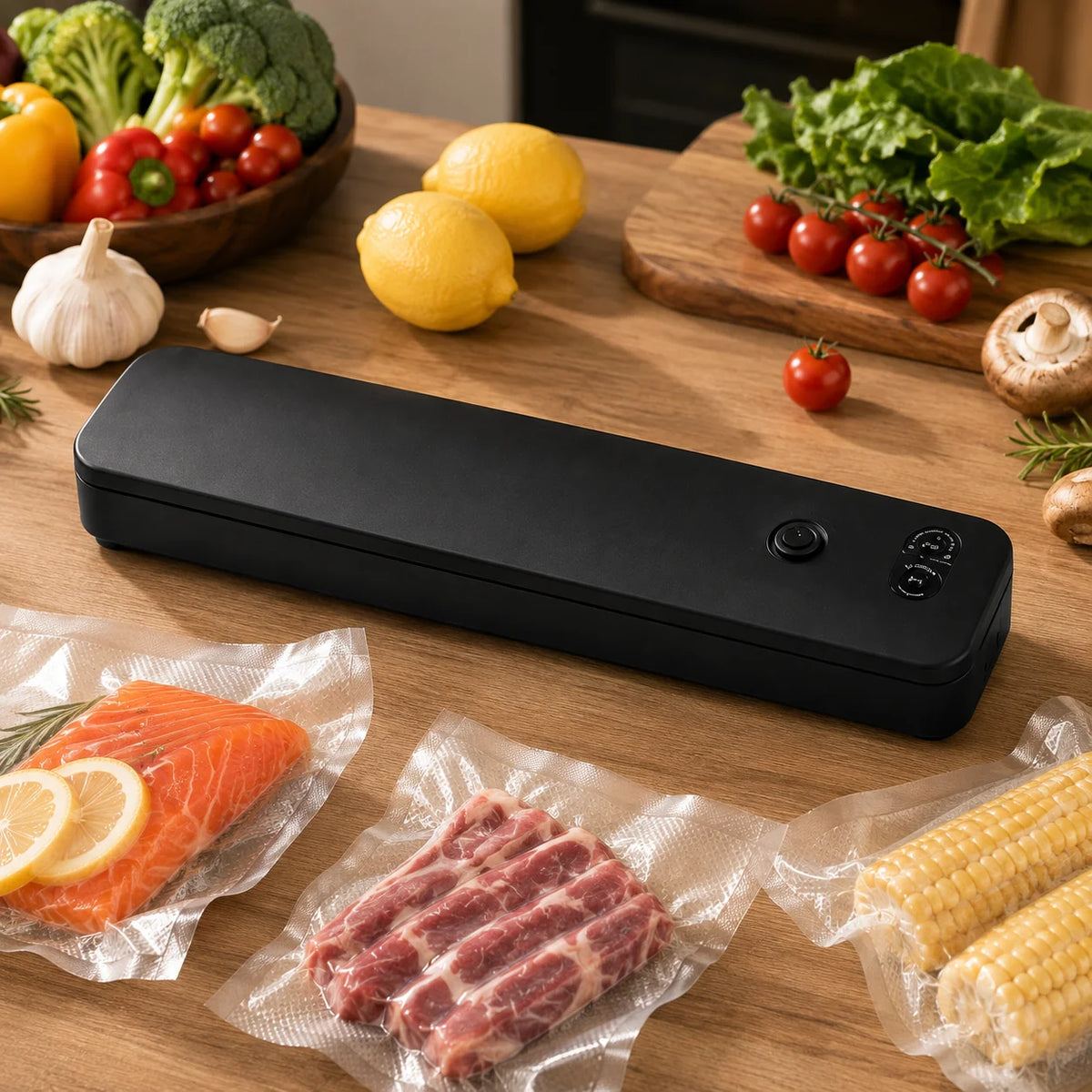 Vacuum Sealer | Automatic One-Button & Dry & Moist Settings