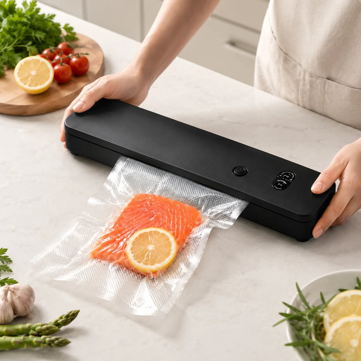 Vacuum Sealer | Automatic One-Button & Dry & Moist Settings