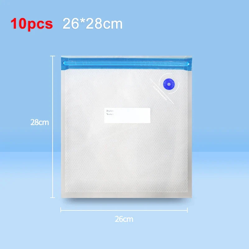 Vacuum Sealer | Portable Rechargeable One-Button | Includes Reusable Bags