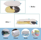 Vacuum Storage Bags | Ultra-Compression & Triple-Seal | Set of 5