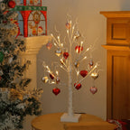 Valentine Tabletop Tree | Warm LED Lights & Auto Timer | 24 In