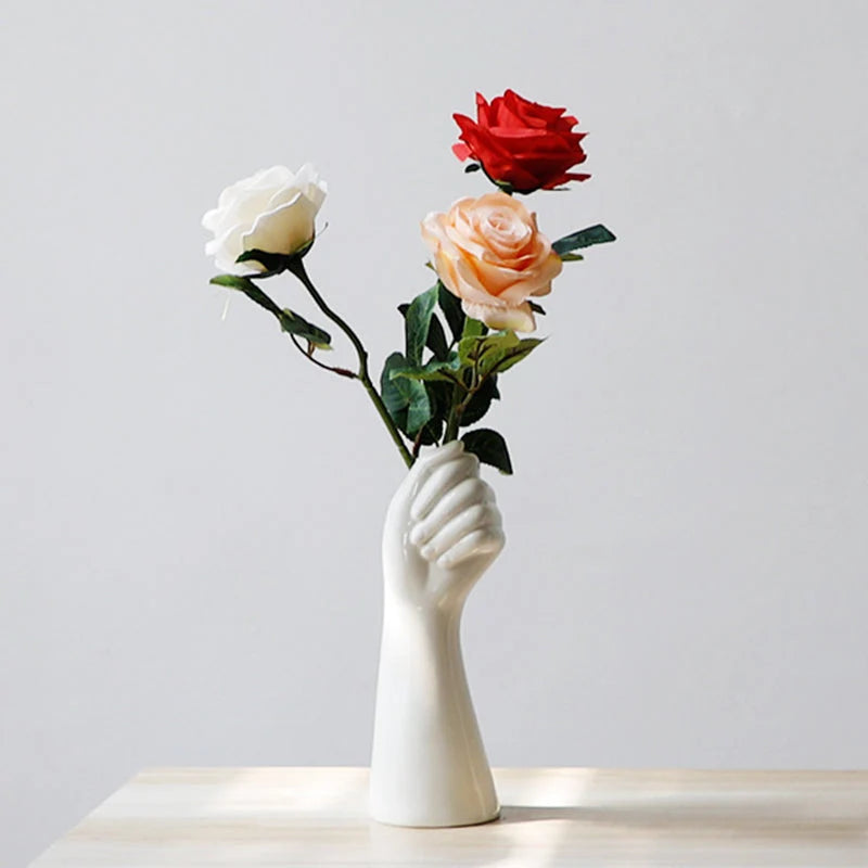 Vase | Ceramic Sculptural Design | 9.3 in Height