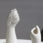 Vase | Ceramic Sculptural Design | 9.3 in Height