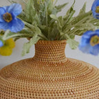 Vase | Handwoven Rattan & Neutral Tones
