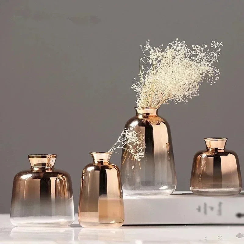 Vase | Rose Gold Ombre Glass | 4 Sizes