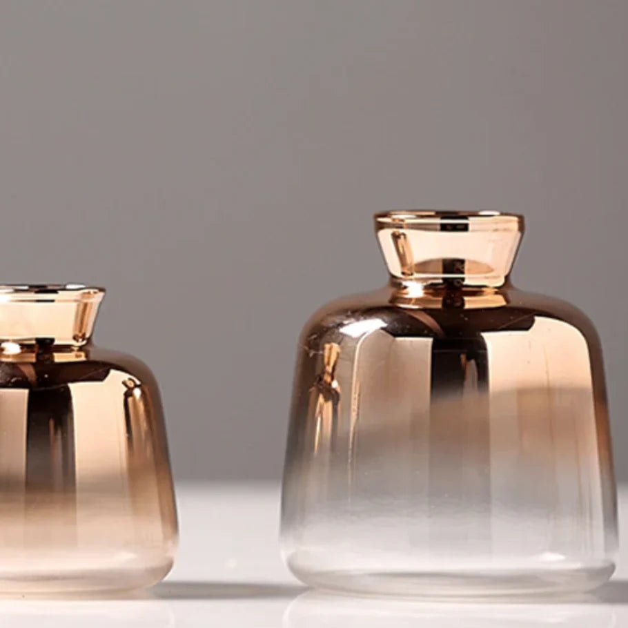 Vase | Rose Gold Ombre Glass | 4 Sizes