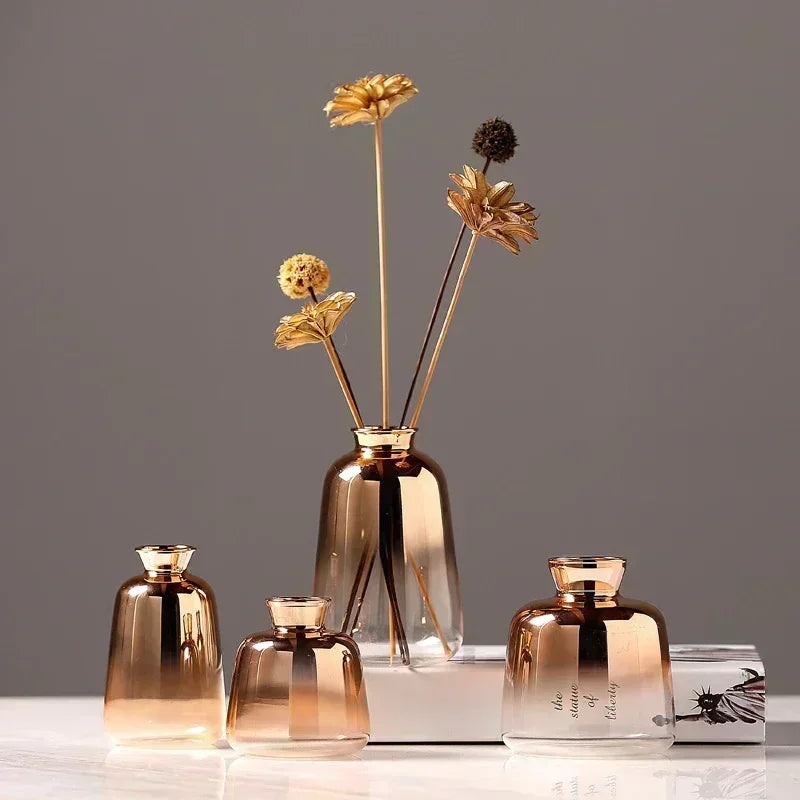 Vase | Rose Gold Ombre Glass | 4 Sizes