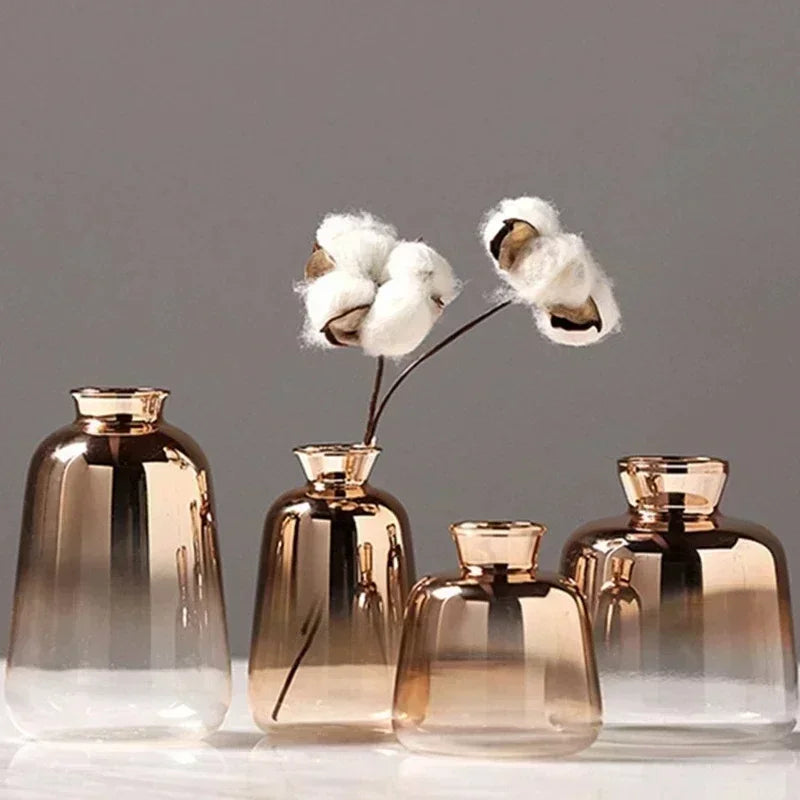 Vase | Rose Gold Ombre Glass | 4 Sizes