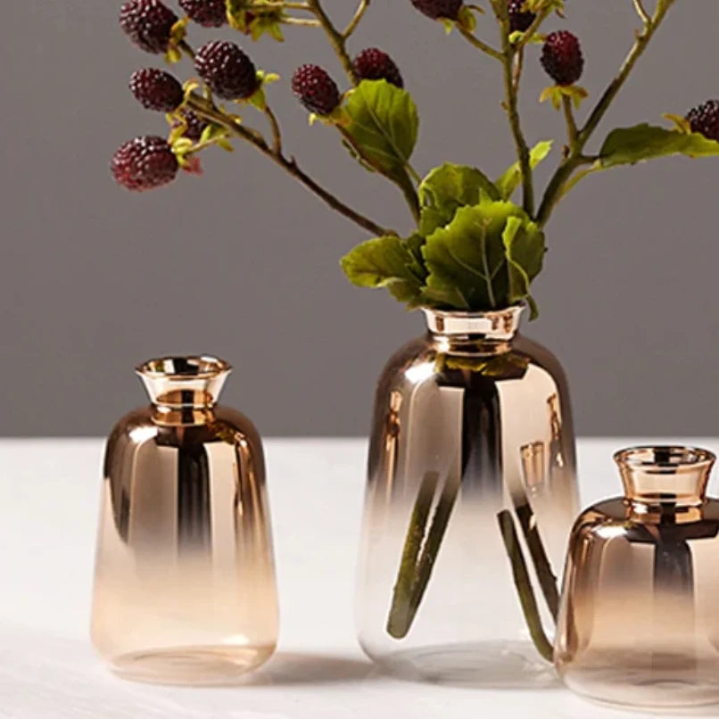 Vase | Rose Gold Ombre Glass | 4 Sizes