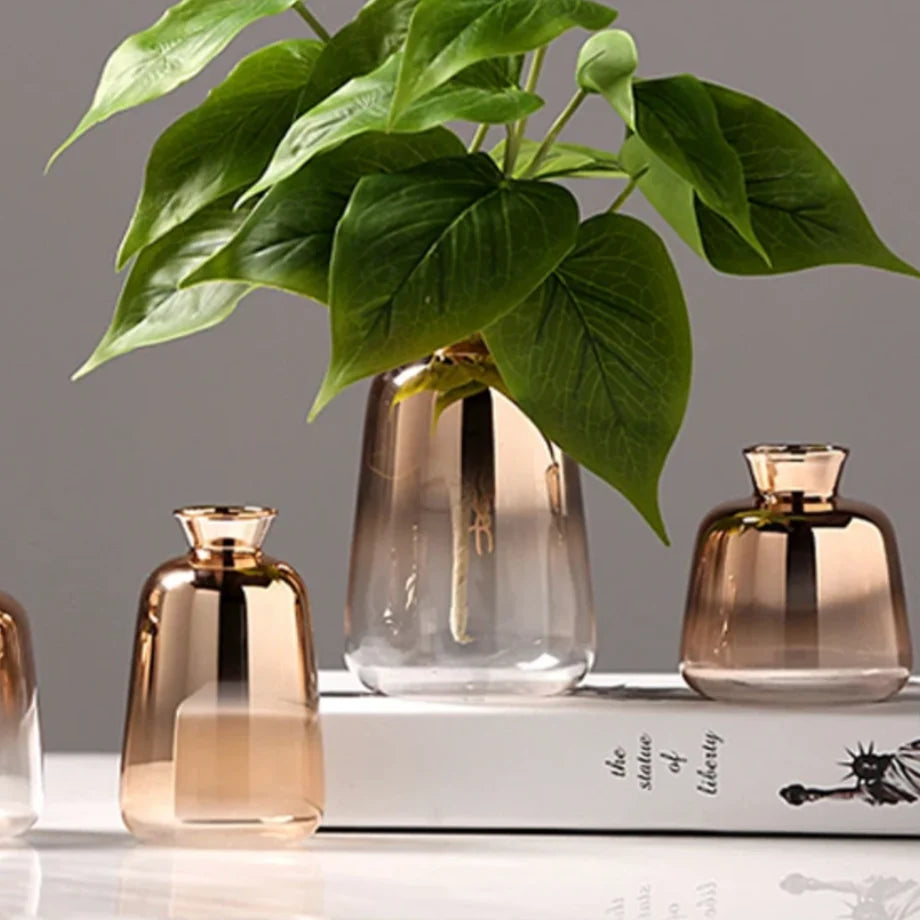 Vase | Rose Gold Ombre Glass | 4 Sizes