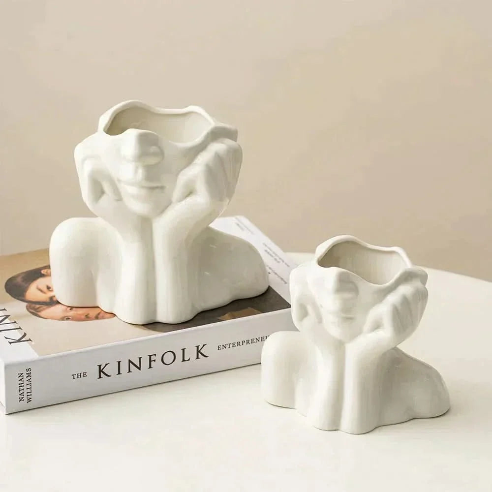 Vase | Sculptural Ceramic Statement Shape | Medium & Large