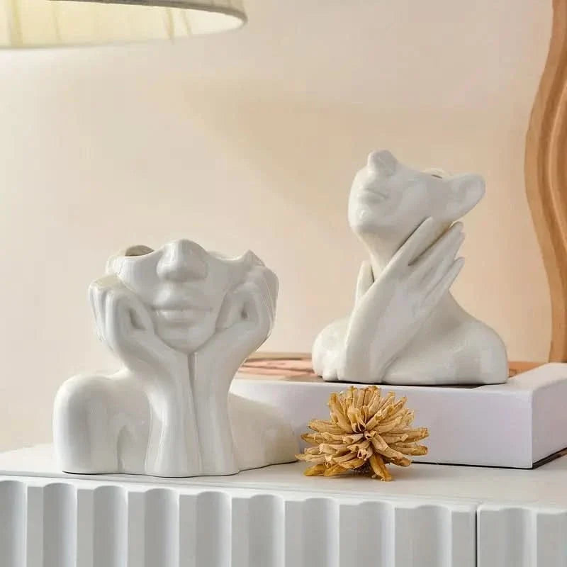 Vase | Sculptural Ceramic Statement Shape | Medium & Large